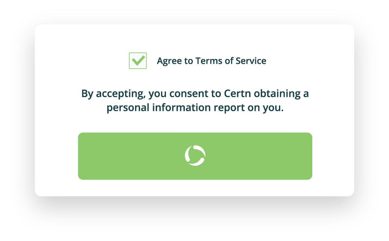 Certn Terms of Service for background screening